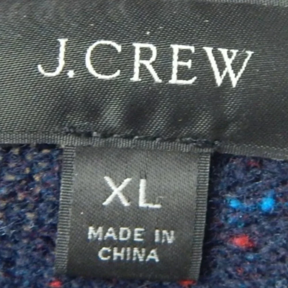 J. Crew Speckled Wool Fair Isle Sweater